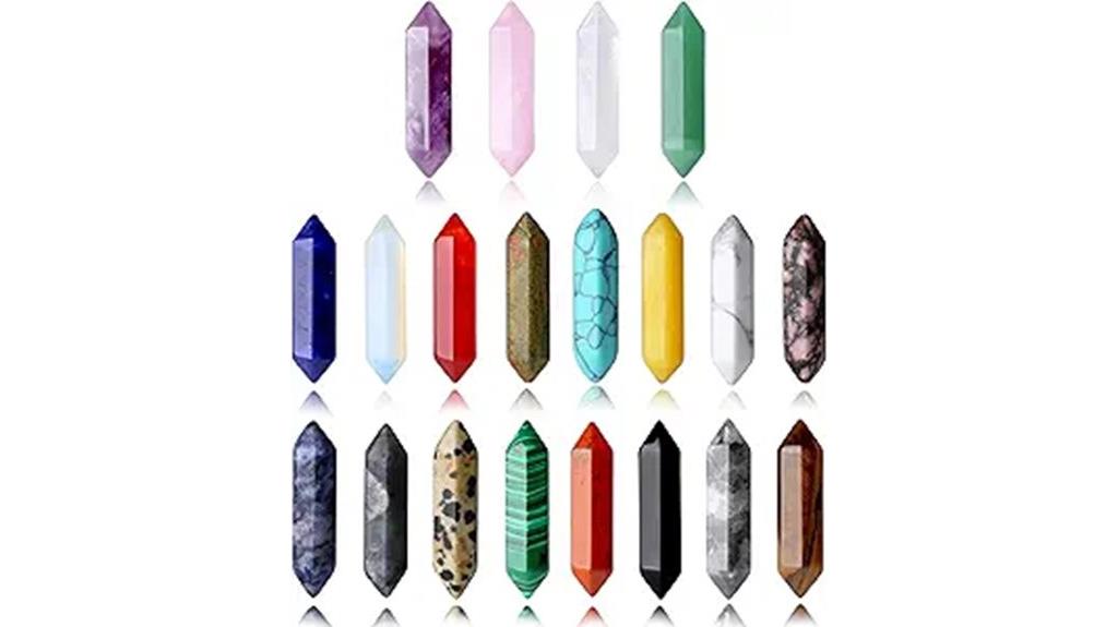 20 piece crystal healing set