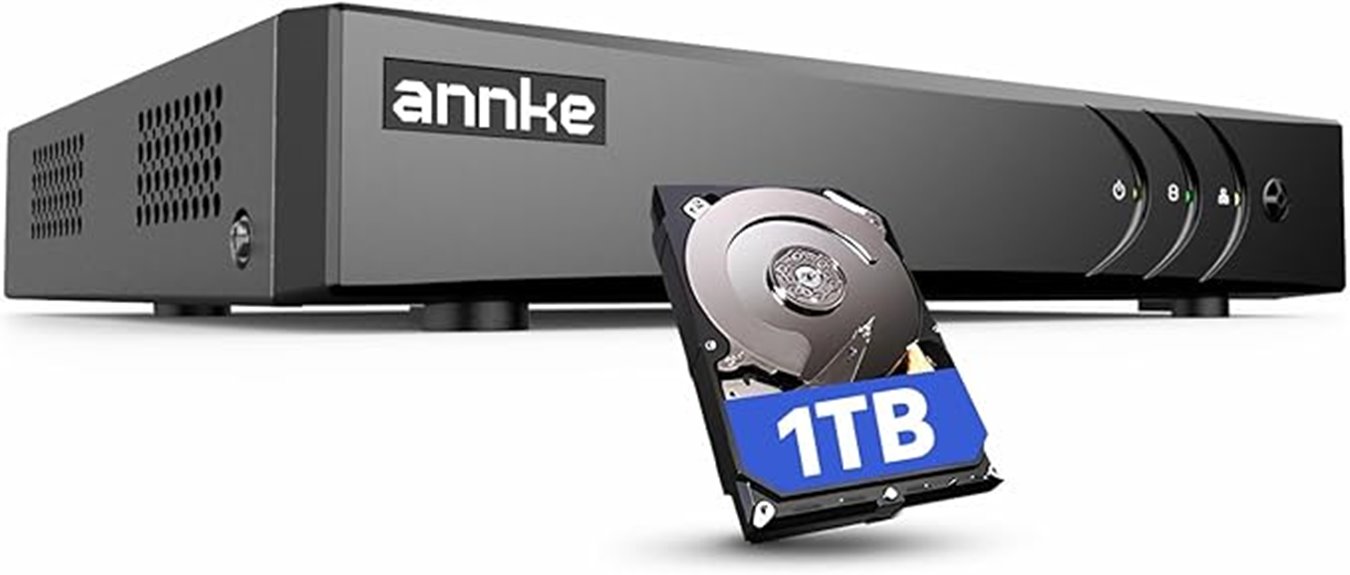 8 channel hybrid security dvr