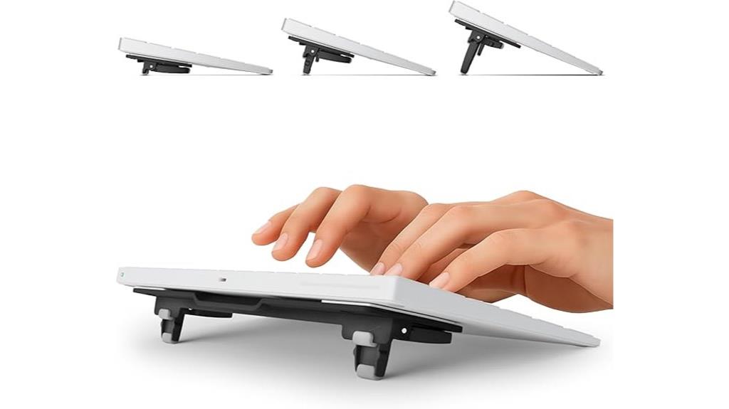 adjustable desk keyboard stand