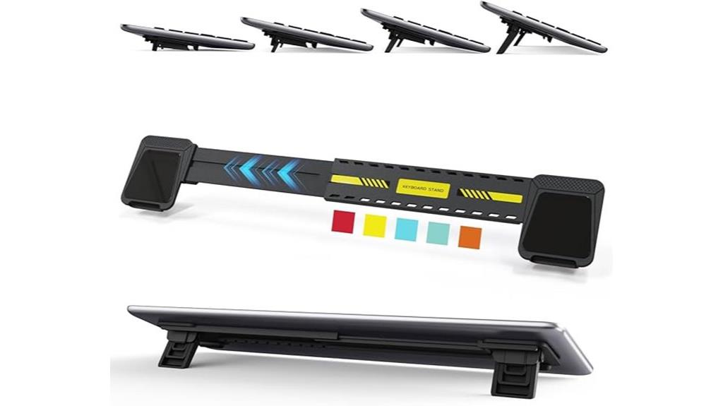 adjustable desktop keyboard stand