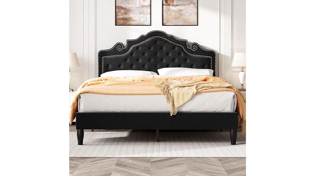 adjustable headboard bed frame