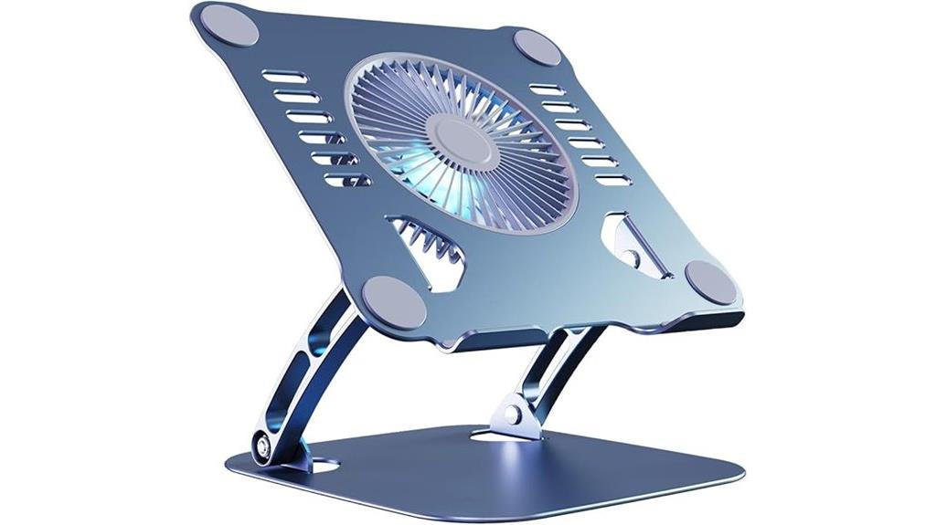 adjustable speed laptop stand