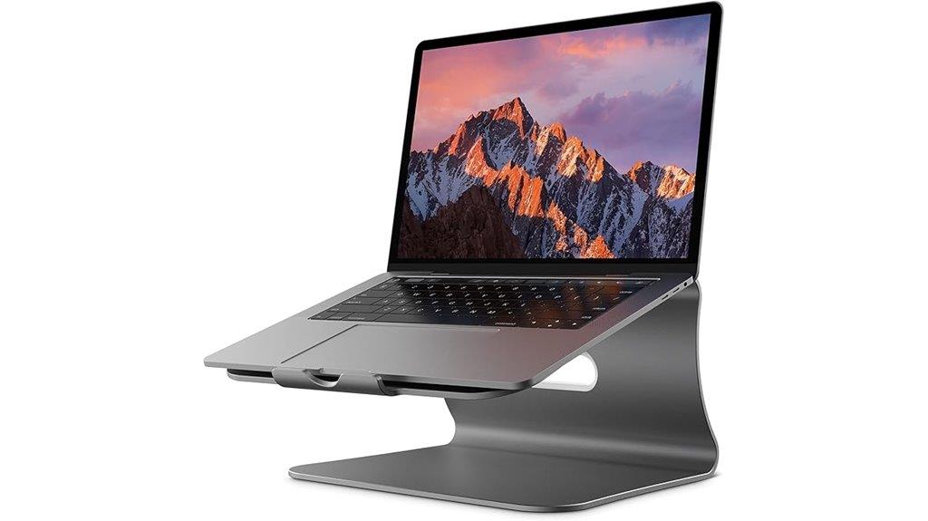 aluminum macbook cooling stand
