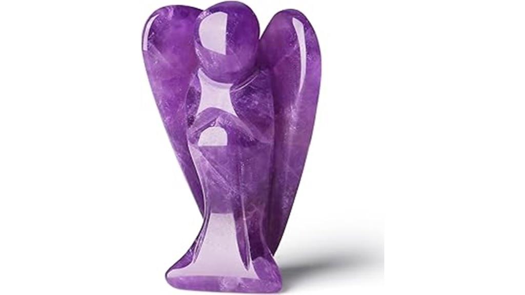 amethyst angel decorative figurine