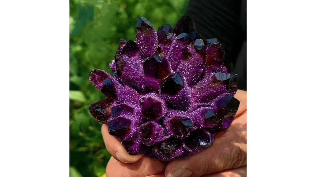 amethyst crystal cluster