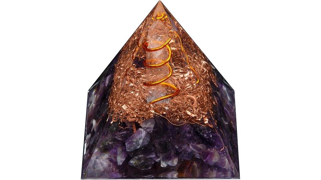 amethyst orgone pyramid protection