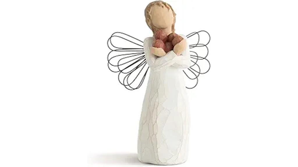 angel sculpture promoting health