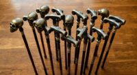 artistic handcrafted skull canes