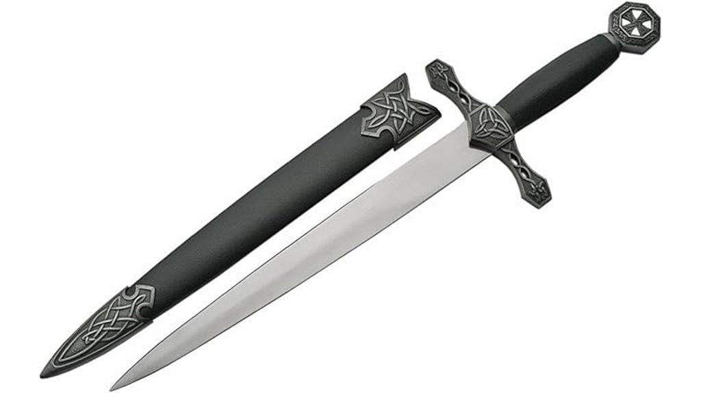 black celtic dagger sword