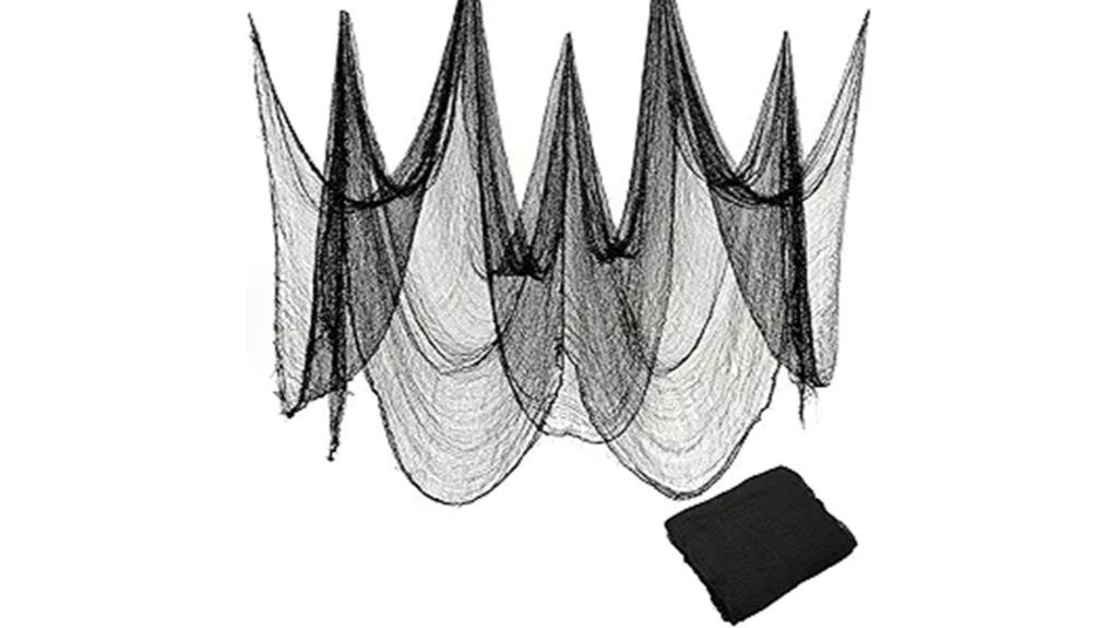 black creepy gauze cloth