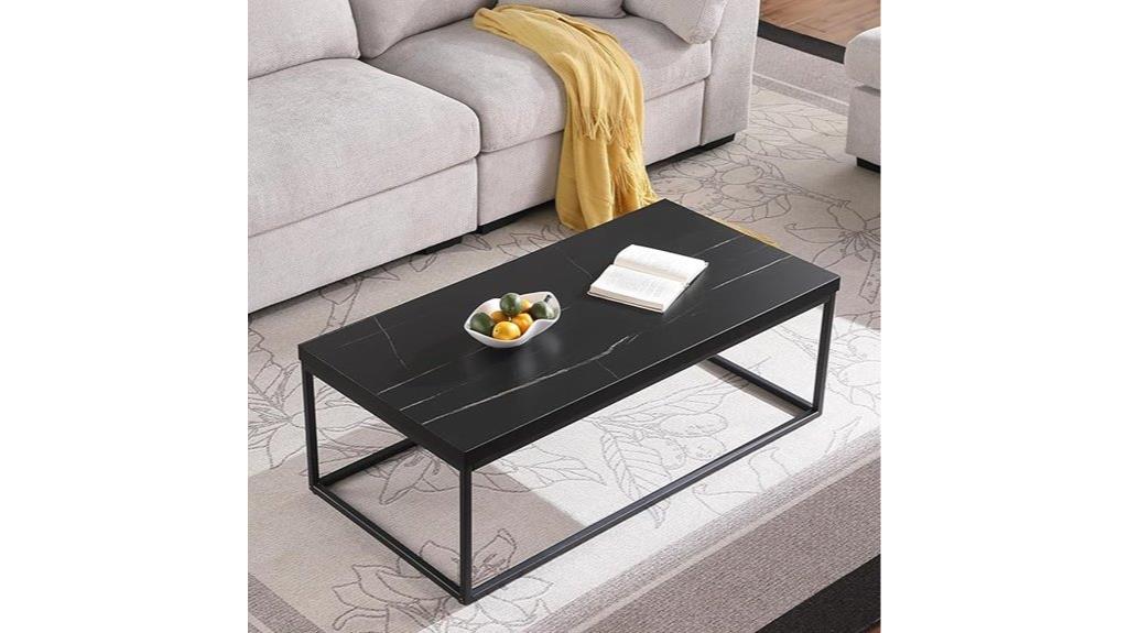 black marble coffee table