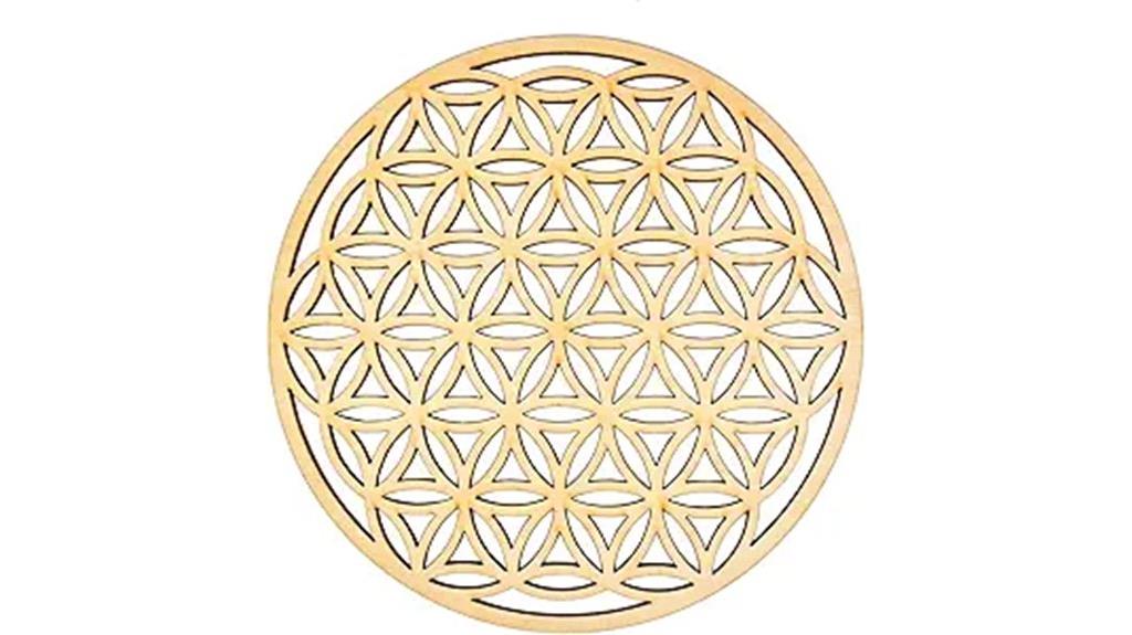 bodhis wooden crystal grid