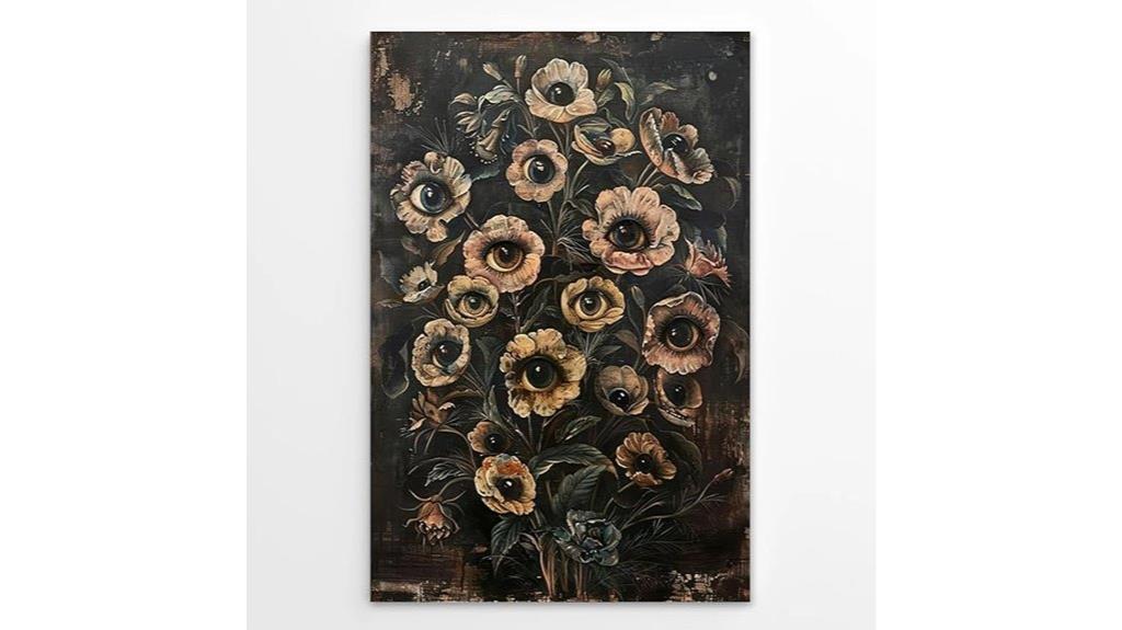 botanical gothic canvas print
