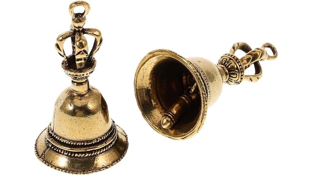 brass meditation bell set