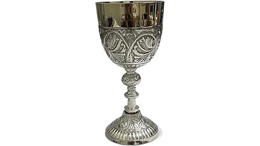 brass ritual chalice decor