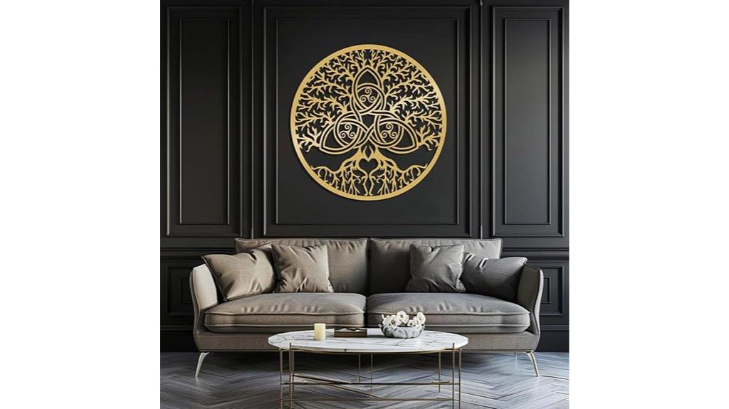 celtic knot metal art