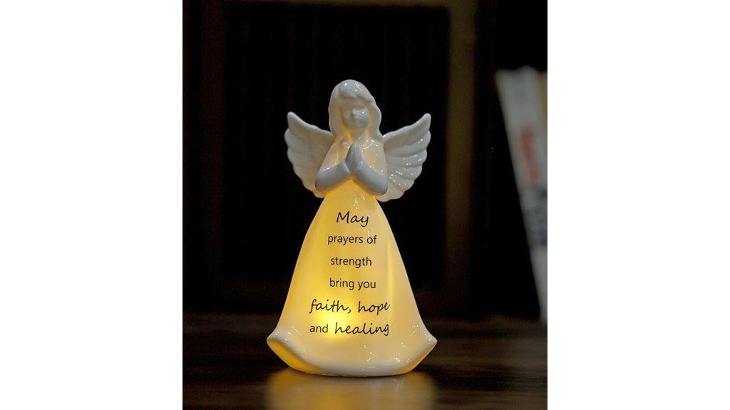 ceramic angel night light