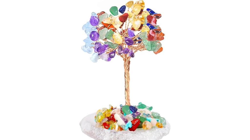 chakra crystal tree art