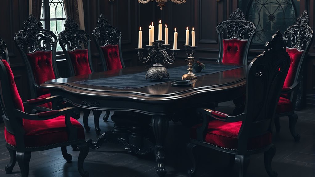 choosing gothic dining table