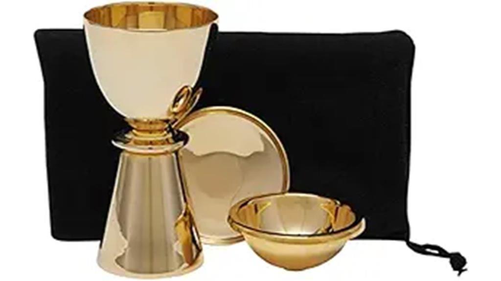 christian chalice travel set