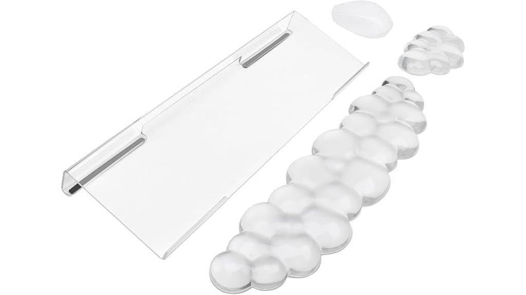 clear acrylic keyboard stand