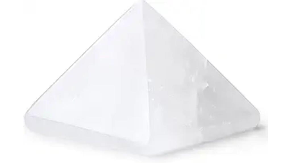clear quartz pyramid gemstones