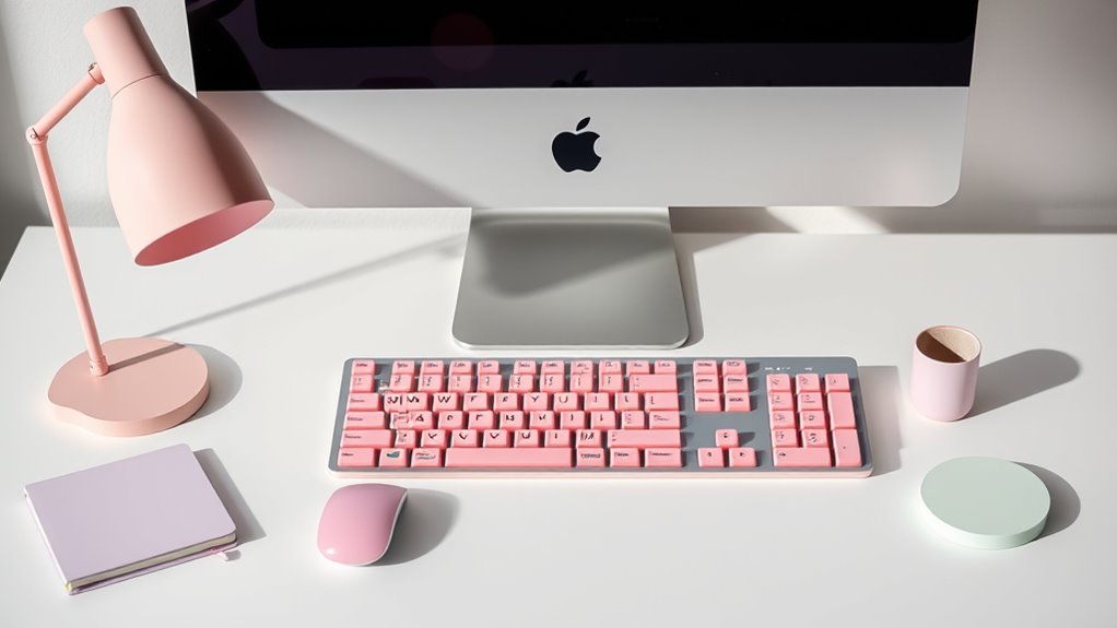 color coordinated imac accessories