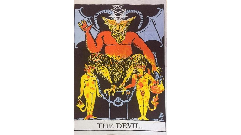 colorful indian tarot wall hanging