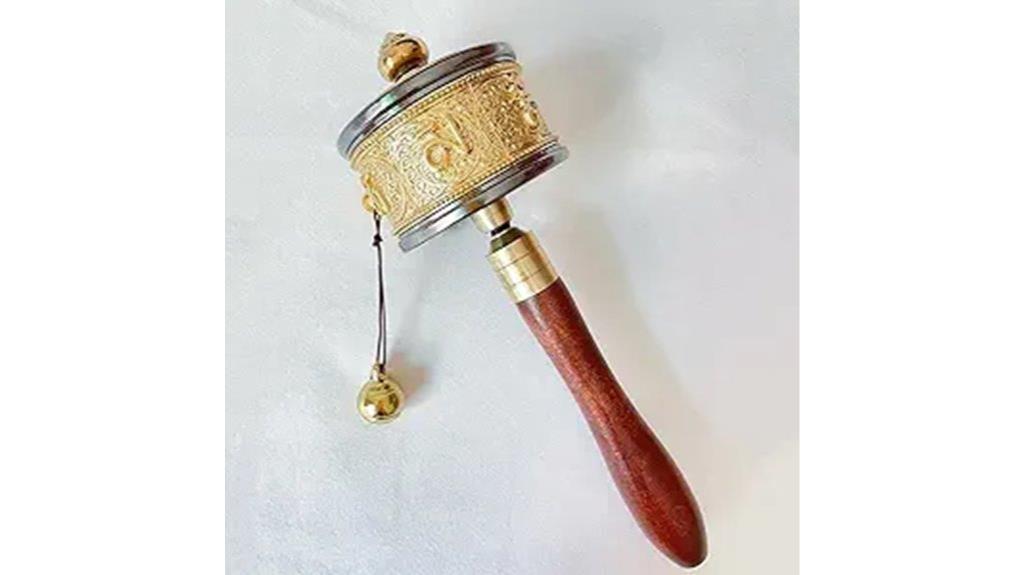 copper tibetan prayer wheel