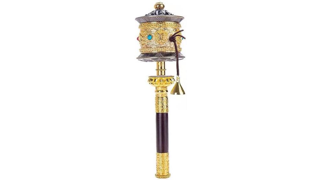 copper tibetan prayer wheel