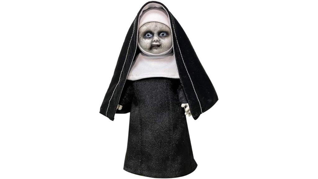 creepy nun halloween doll