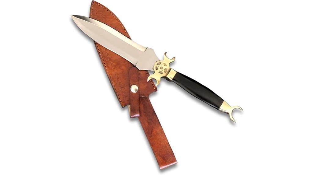 crescent moon ritual dagger