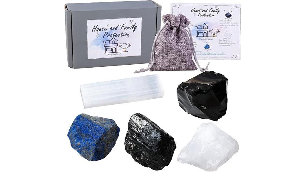 crystal protection stone set