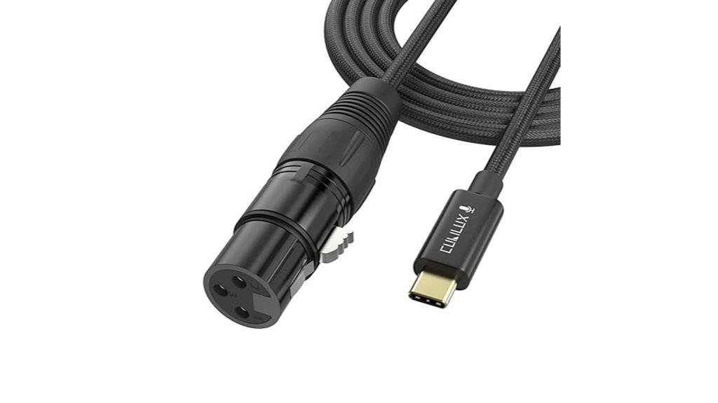 cubilux xlr to usb c