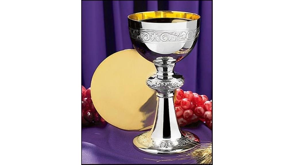 decorated religious vessel set