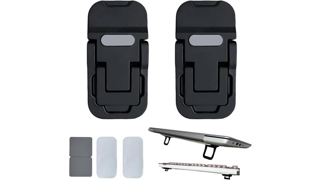 dual zinc alloy keyboard riser