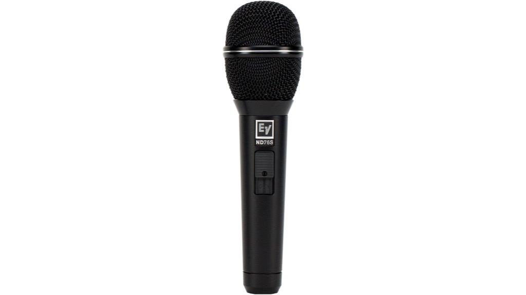dynamic vocal microphone with switch