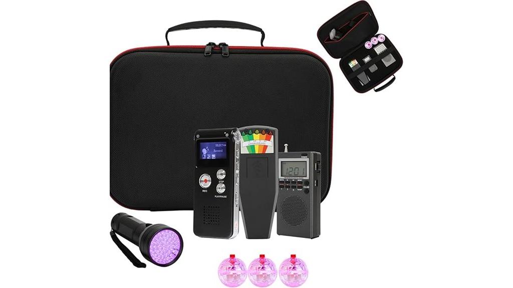 eight piece ghost hunting kit
