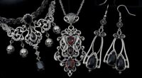 elegant gothic jewelry sets