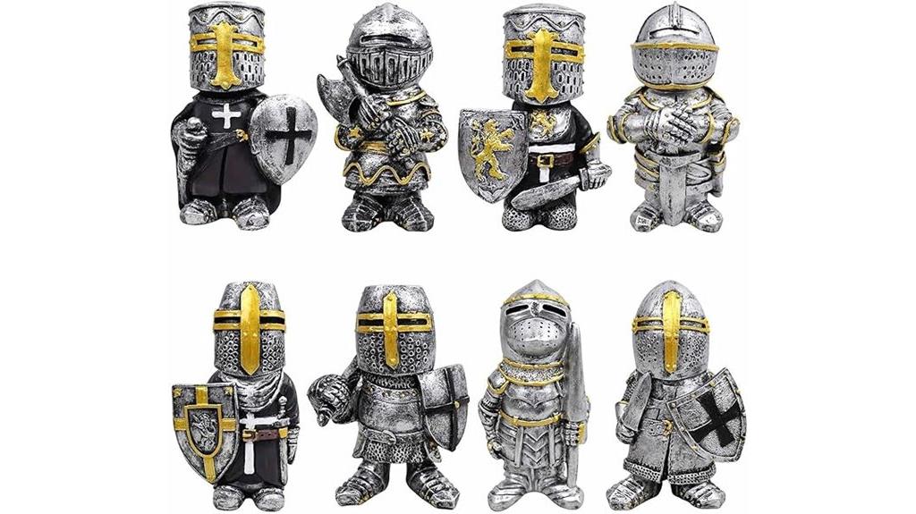 garden knight statue decor