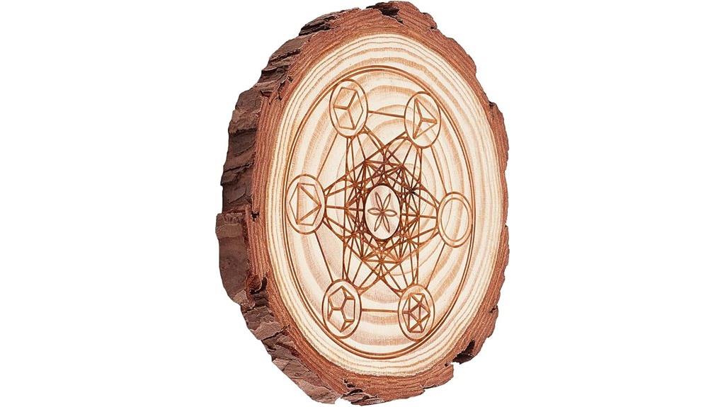 gorgecraft metatron s cube wall art