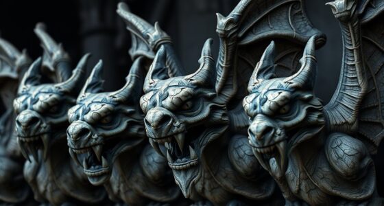 gothic hand carved gargoyle decor