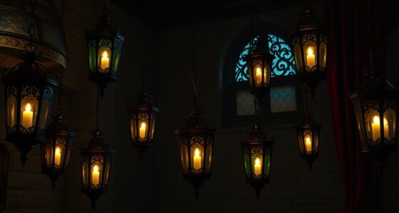 gothic lamps dark elegant decor