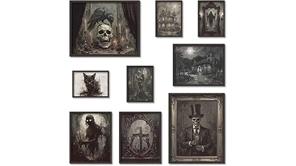 gothic wall art set