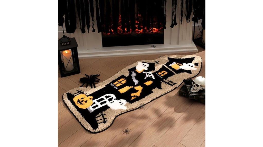 halloween haunted rug