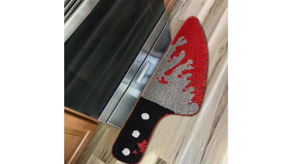 halloween scream rug