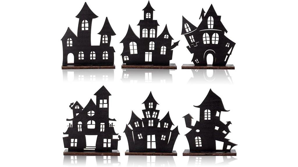 halloween wooden centerpiece set