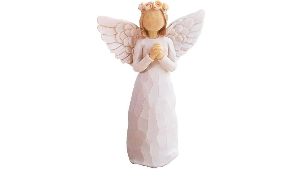 hand carved guardian angel