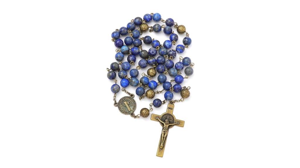 handmade lapis lazuli rosary