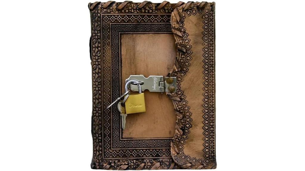 handmade leather journal